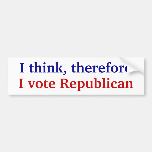 Adesivo Para Carro Eu penso (Frente)