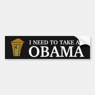 ADESIVO PARA CARRO EU PRECISO DE TOMAR, OBAMA