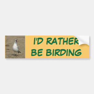 Adesivo Para Carro Eu preferencialmente birding o autocolante no