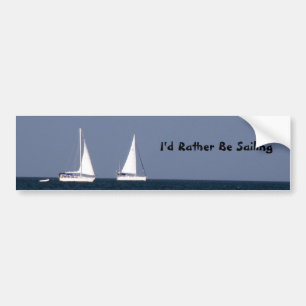 Adesivo Para Carro Eu Preferencialmente De Velejar O Bumper Sticker