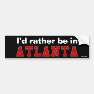 Adesivo Para Carro Eu preferencialmente estaria em Atlanta