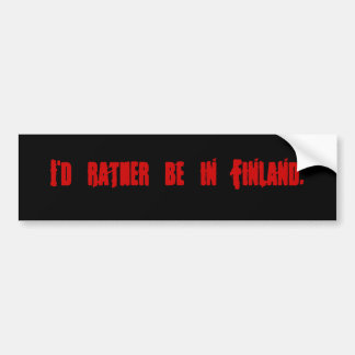 Adesivo Para Carro Eu preferencialmente estaria em Finland.