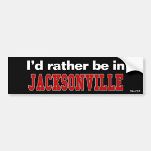 Adesivo Para Carro Eu preferencialmente estaria em Jacksonville
