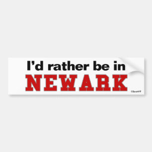 Adesivo Para Carro Eu preferencialmente estaria em Newark