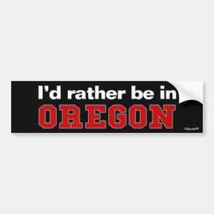 Adesivo Para Carro Eu preferencialmente estaria em Oregon