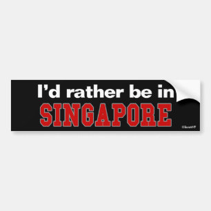 Adesivo Para Carro Eu preferencialmente estaria em Singapore