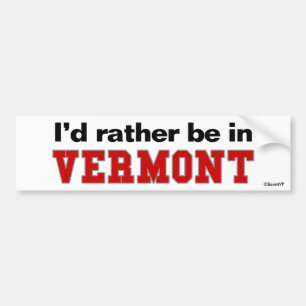 Adesivo Para Carro Eu preferencialmente estaria em Vermont