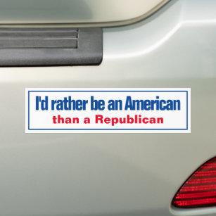 Adesivo Para Carro Eu preferencialmente ser americano do que um traid