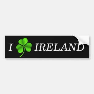 Adesivo Para Carro Eu Shamrock Ireland com bscn