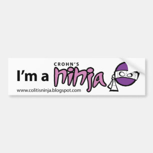 Adesivo Para Carro Eu sou autocolante no vidro traseiro do Ninja de