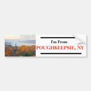 Adesivo Para Carro Eu sou de POUGHKEEPSIE, NY