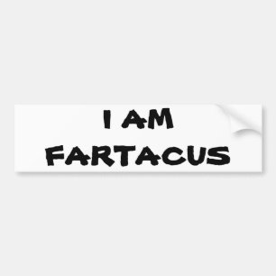 Adesivo Para Carro Eu sou Fartacus
