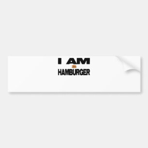 Adesivo Para Carro Eu sou Hamburger