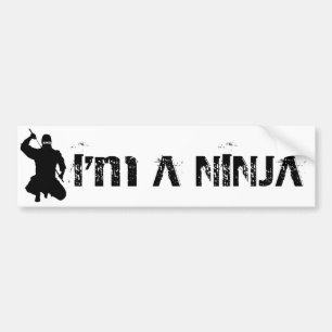 Adesivo Para Carro Eu sou NINJA de A