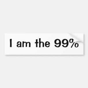 Adesivo Para Carro Eu sou o 99%