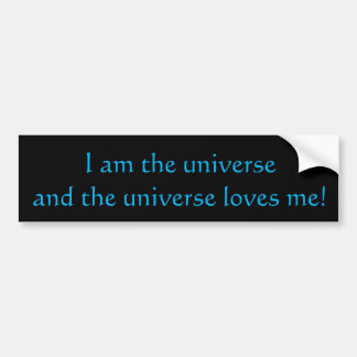 Adesivo Para Carro Eu Sou O Universo