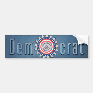Adesivo Para Carro Eu sou peça da máquina de Democrata