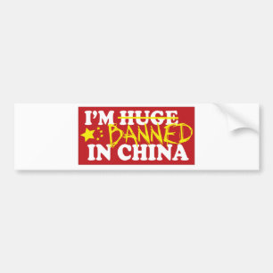 Adesivo Para Carro Eu sou proibido em China
