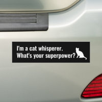 Eu sou um Gato Sussuro. Qual é o seu super poder E