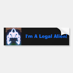 Adesivo Para Carro Eu sou uma alienígena legal!