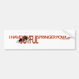 Adesivo Para Carro Eu tenho o poder alegre de Springer