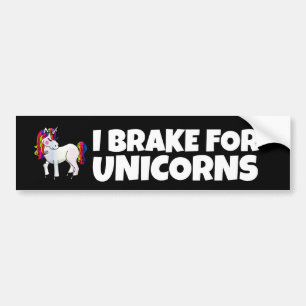 ADESIVO PARA CARRO EU TRAGO PARA UNCORNS RAINBOCKER