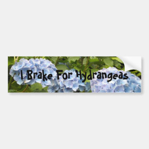 Adesivo Para Carro Eu travo para Hydrangeas