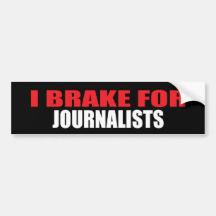 Adesivo Para Carro Eu travo para journalistas