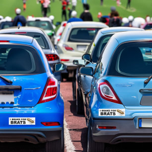 Adesivo Para Carro Eu travo para o autocolante no vidro traseiro dos