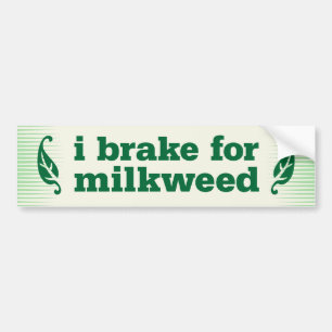 Adesivo Para Carro Eu travo para o milkweed