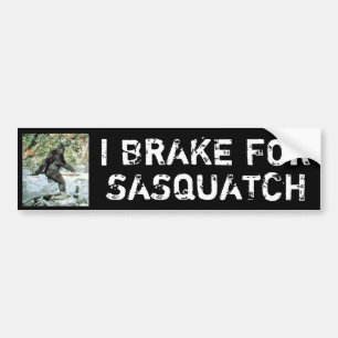 Adesivo Para Carro Eu travo para Sasquatch
