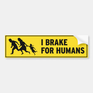 ADESIVO PARA CARRO EU TRAVO PARA SERES HUMANOS
