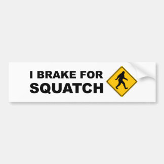 Adesivo Para Carro Eu travo para Squatch
