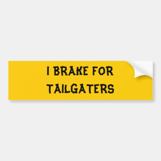 ADESIVO PARA CARRO EU TRAVO PARA TAILGATERS