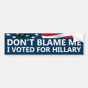 Adesivo Para Carro Eu Votei Pela Hillary