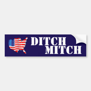 Adesivo Para Carro EUA Ditch Mitch McConnell Senador do Kentucky muit