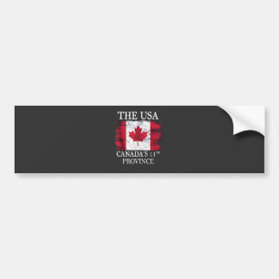Adesivo Para Carro EUA, Província 11 do Canadá, América do Canadá