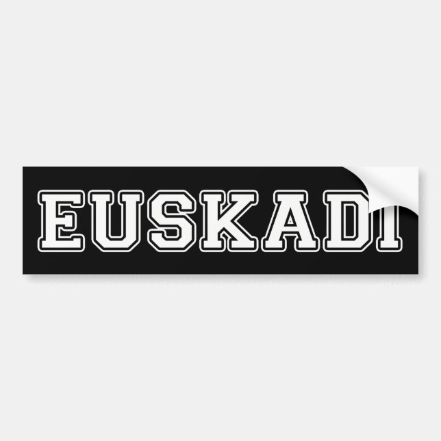 Adesivo Para Carro Euskadi (Frente)