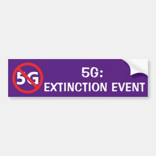 Adesivo Para Carro evento de extinção 5G