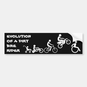 Adesivo Para Carro Evolução De Um Bumper De Motocross De Moto De Tril