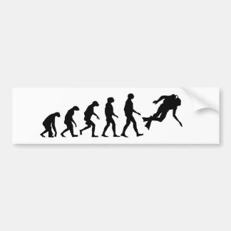 Adesivo Para Carro Evolução do mergulho autónomo