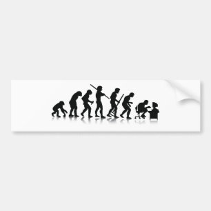 Adesivo Para Carro Evolução do nerd