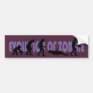 Adesivo Para Carro Evolução do Zombie