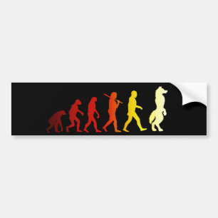 Adesivo Para Carro Evolução peludo