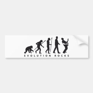 Adesivo Para Carro evolution guitar rock