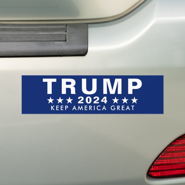 Adesivo Para Carro Excelente Trump 2024 Keep America (No carro)