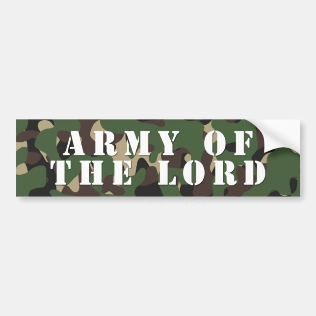 Adesivo Para Carro Exército Do Senhor (Frente)