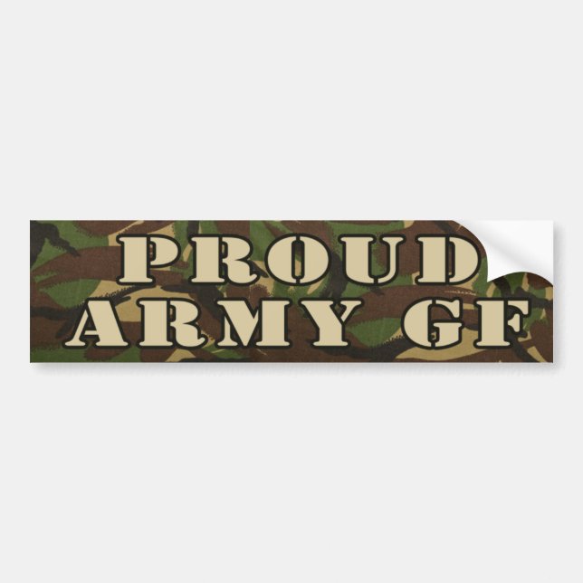 Adesivo Para Carro Exército GF BumperSticker (Frente)
