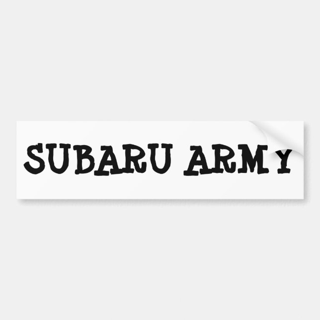 Adesivo Para Carro exército subárcio (Frente)