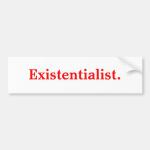 Adesivo Para Carro Existentialist.